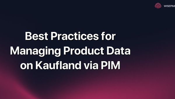 Best Practices for Managing Product Data on Kaufland via PIM