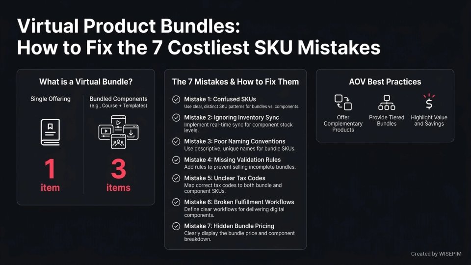 Virtual Product Bundles infographic