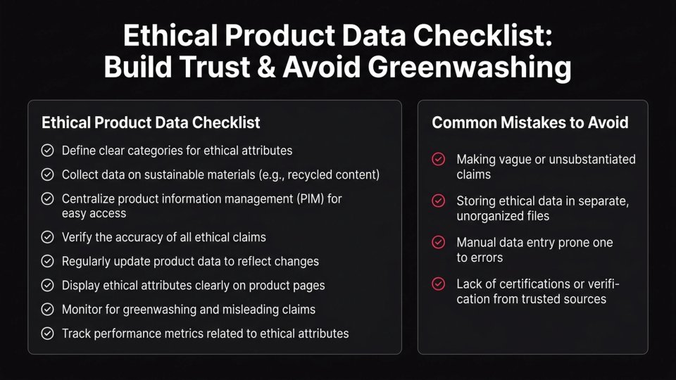 The Ethical Product Data Checklist: 10 Steps to Compliance and Customer Trust