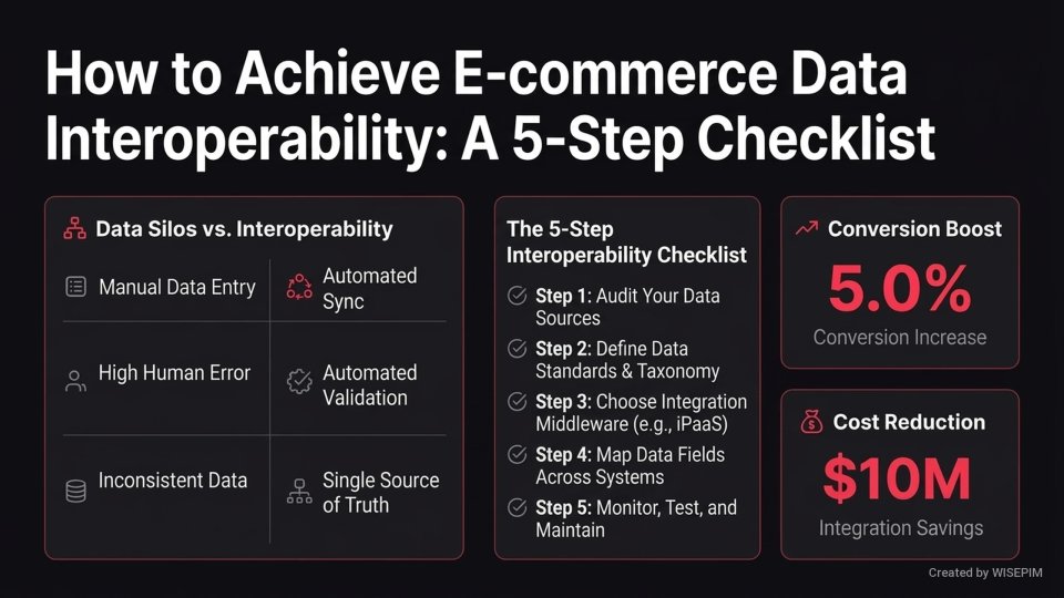 Product Data Interoperability infographic