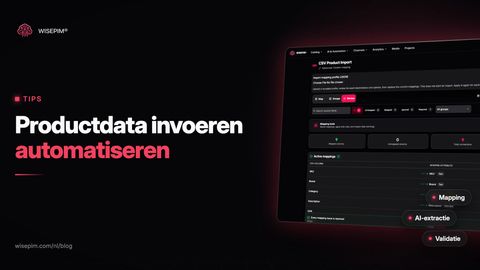 Data entry automatiseren: van leveranciersbestand naar live product