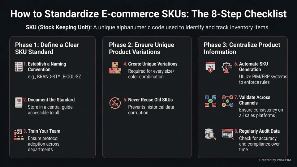 SKU (Stock Keeping Unit) infographic