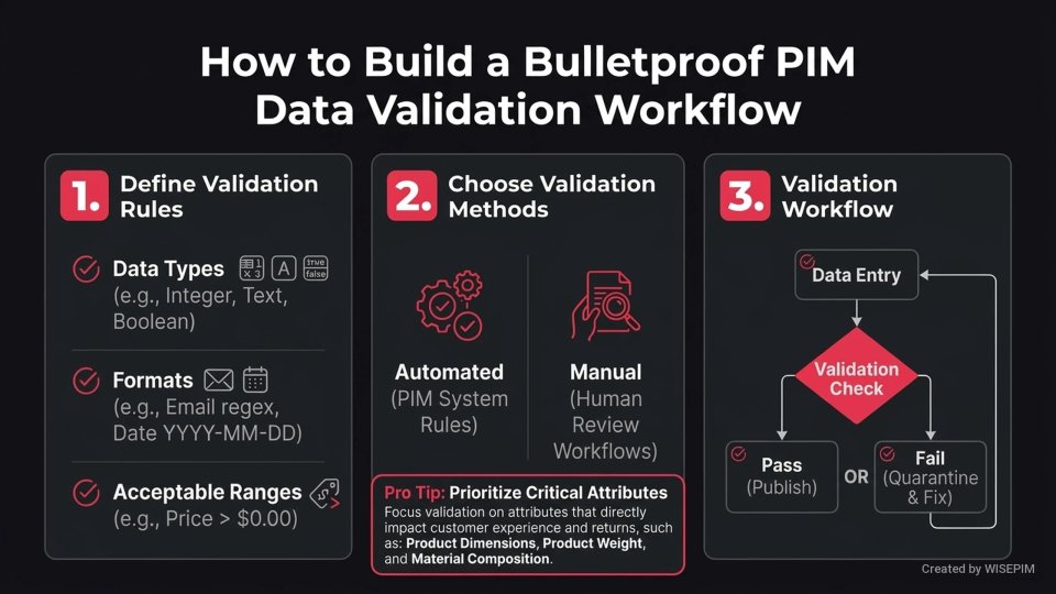 Data validation infographic