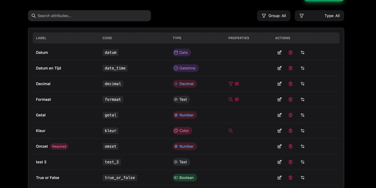 Product Specifications & Data Mapping