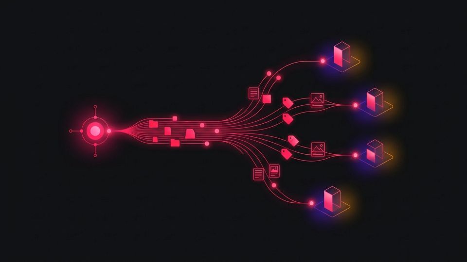 Hero image for Product data syndication — concept illustration for e-commerce glossary