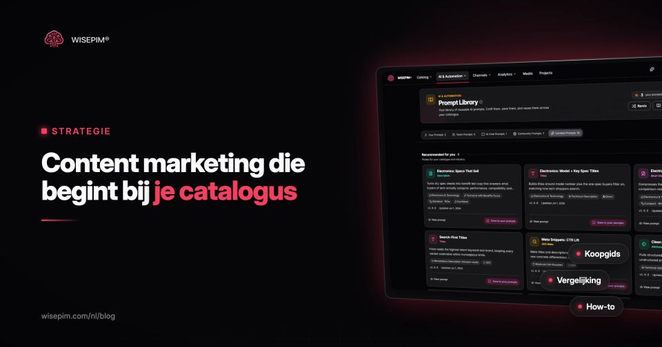 Content marketing voor e-commerce: een strategie vanuit je catalogus