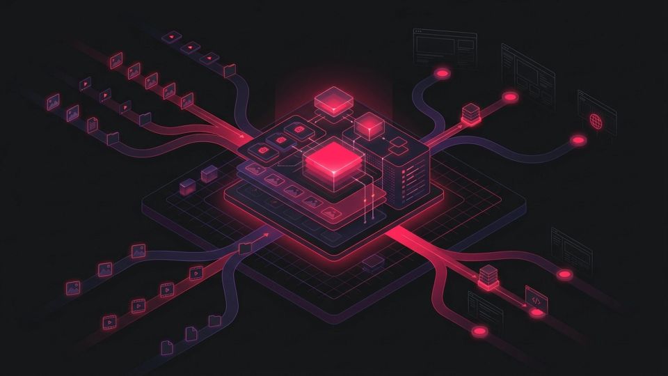 Hero image for Digital Asset Management (DAM) — concept illustration for e-commerce glossary