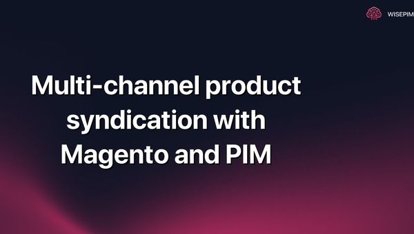 Multi-channel product syndication with Magento and PIM