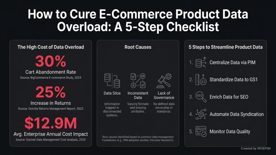 Product Information Overload infographic