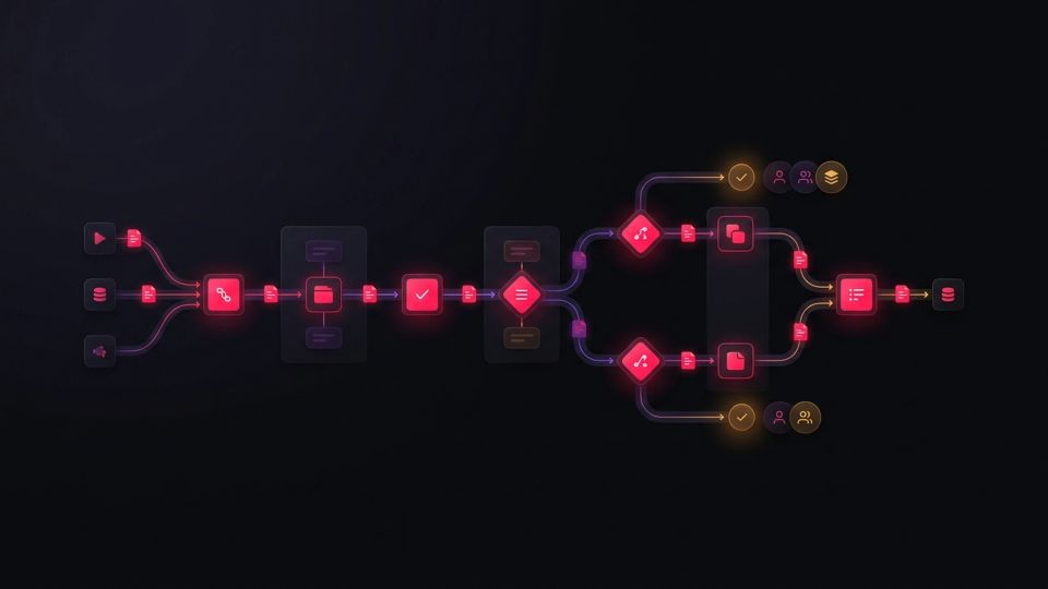 Hero image for Workflow Management — concept illustration for e-commerce glossary