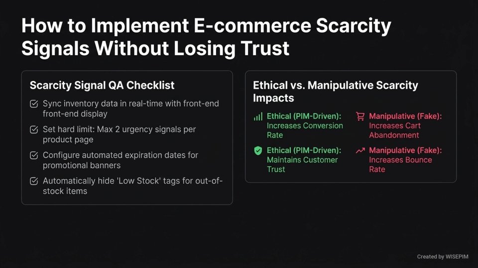 Product Scarcity Signals infographic