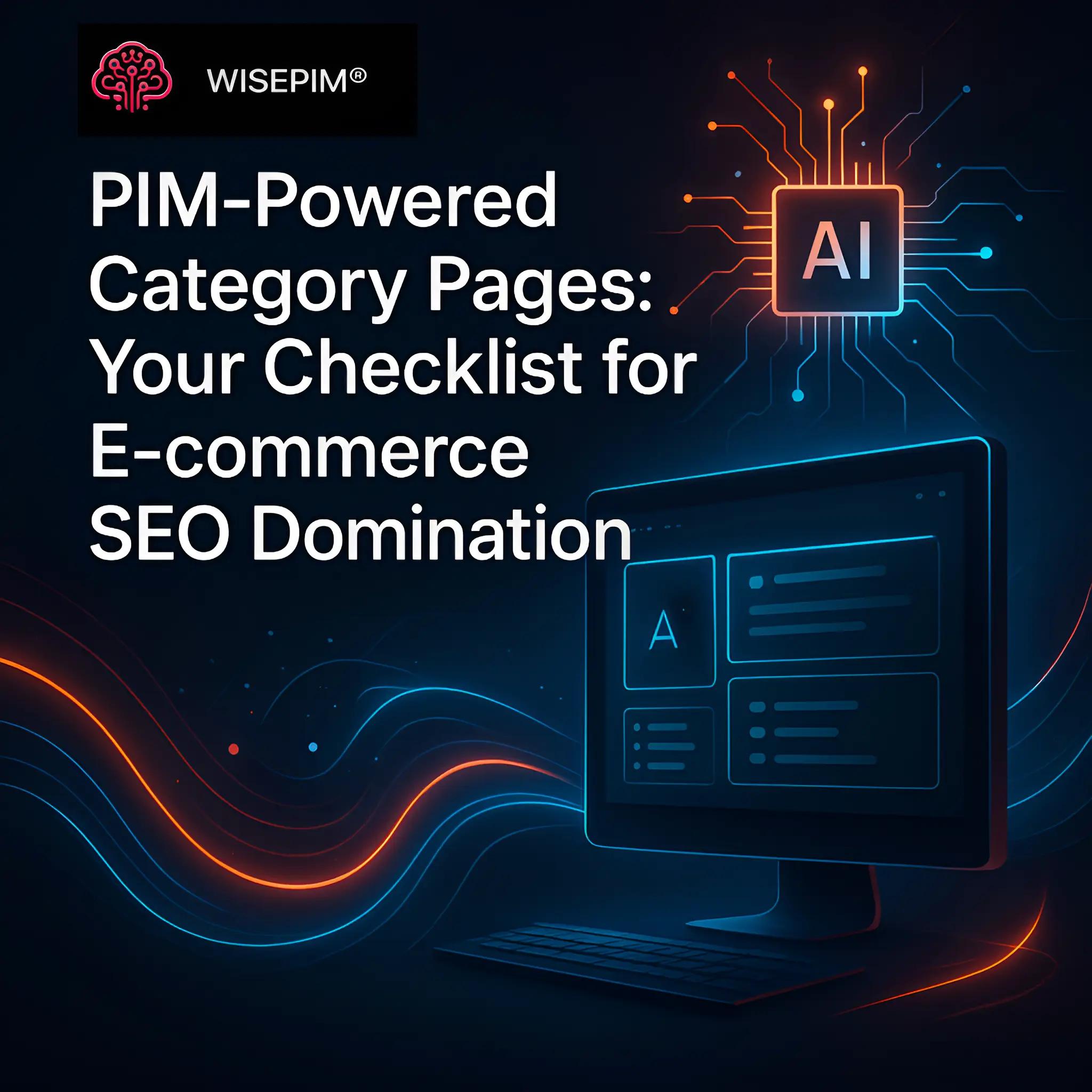 PIM-Powered Category Pages: Checklist for E-commerce SEO Domination