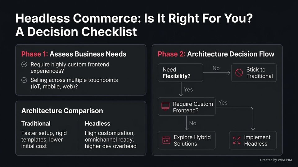 Headless Commerce infographic