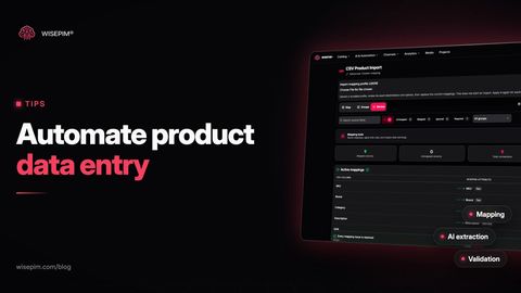 Product data entry automation: from supplier file to live listing