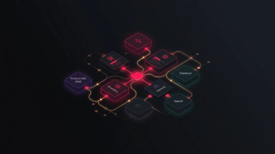 Hero image for Composable Commerce — concept illustration for e-commerce glossary