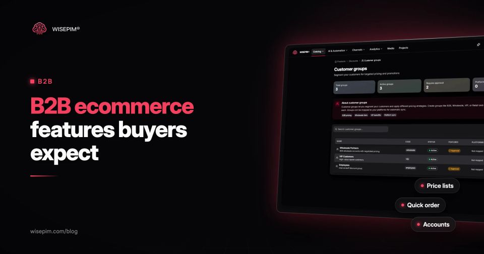 B2B-E-Commerce-Funktionen: 12, die Käufer erwarten, und die Daten dahinter