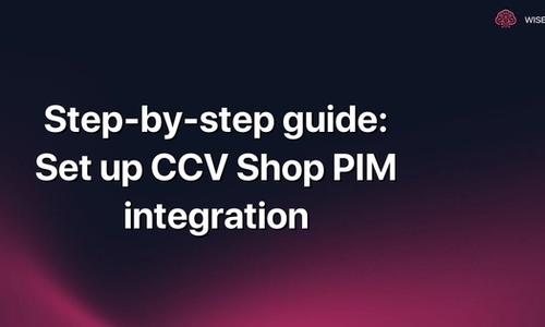 Step-by-step guide: Set up CCV Shop PIM integration