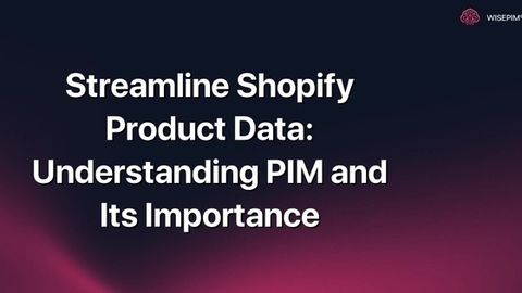 How to Streamline Shopify Product Data Management Using PIM