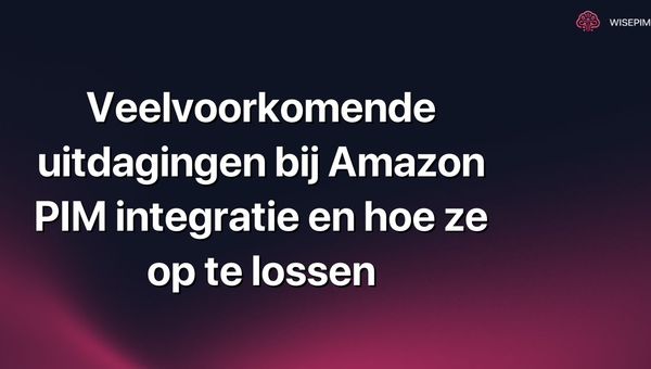 Veelvoorkomende uitdagingen bij Amazon PIM integratie en hoe ze op te lossen