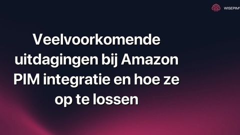 Hoe je Amazon PIM integratie uitdagingen effectief aanpakt