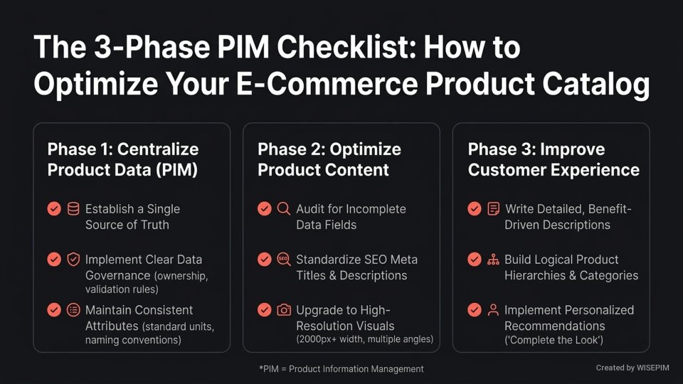 Product Catalog infographic