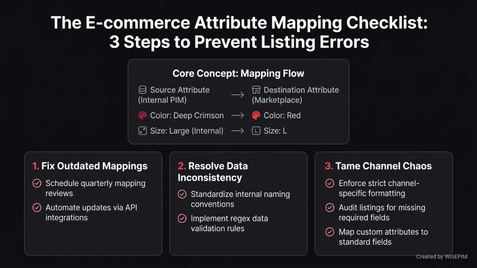 Attribute mapping infographic