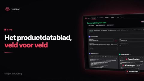 Productdatablad maken: wat erop moet, met sjabloon en voorbeeld