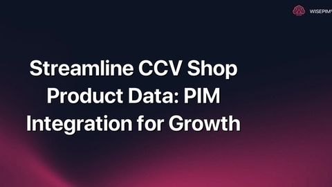 How to Drive CCV Shop Growth with PIM Product Data Integration