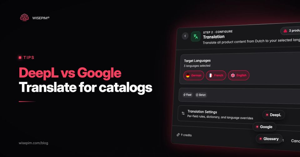 DeepL vs Google Translate für Produktcontent: ein fairer Vergleich
