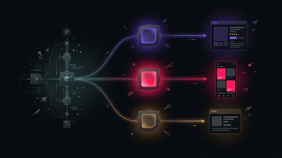 Hero image for Channel-Specific Content Adaptation — concept illustration for e-commerce glossary