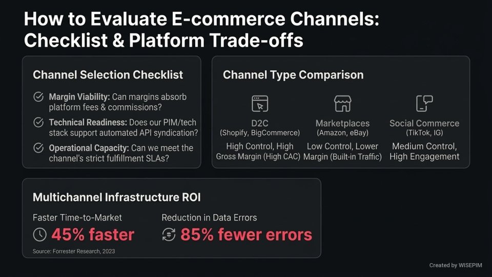 E-commerce Channel infographic