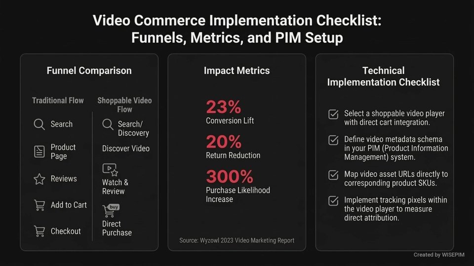 Video Commerce infographic