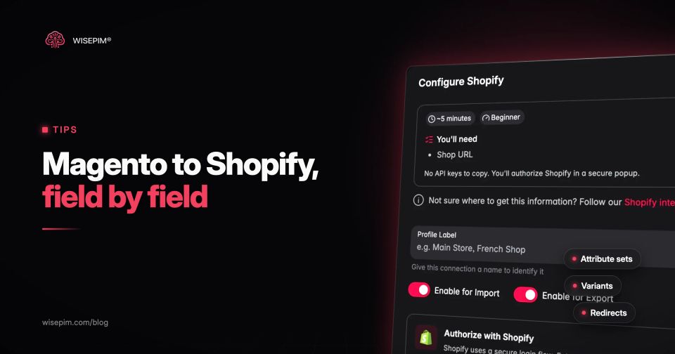 Magento to Shopify Migration: Mapping Your Catalog Field by Field