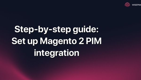 Step-by-step guide: Set up Magento 2 PIM integration