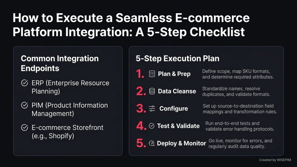 E-commerce Platform Integration infographic