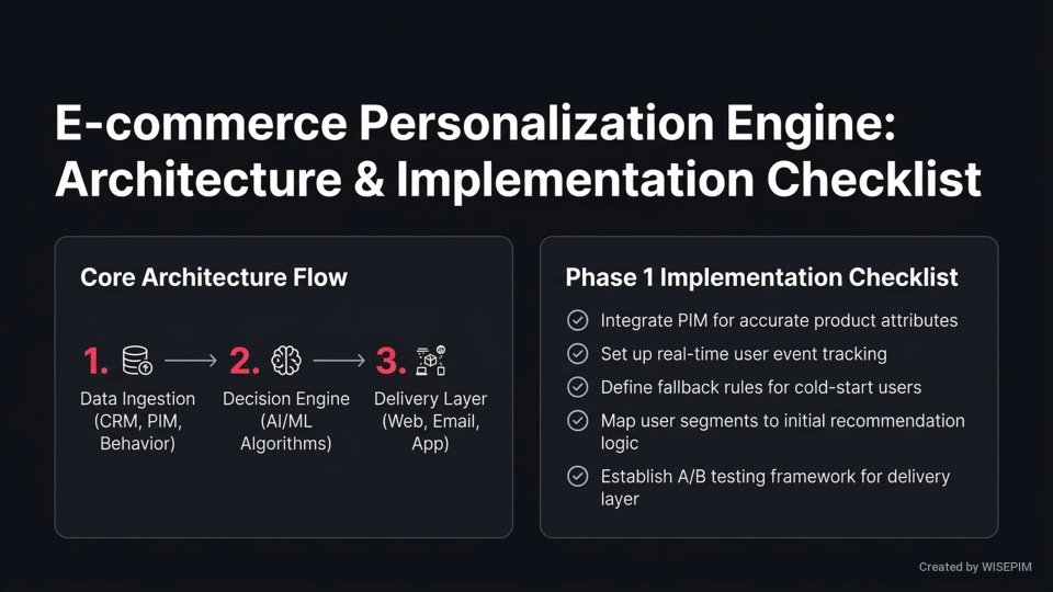 E-commerce Personalization Engine infographic