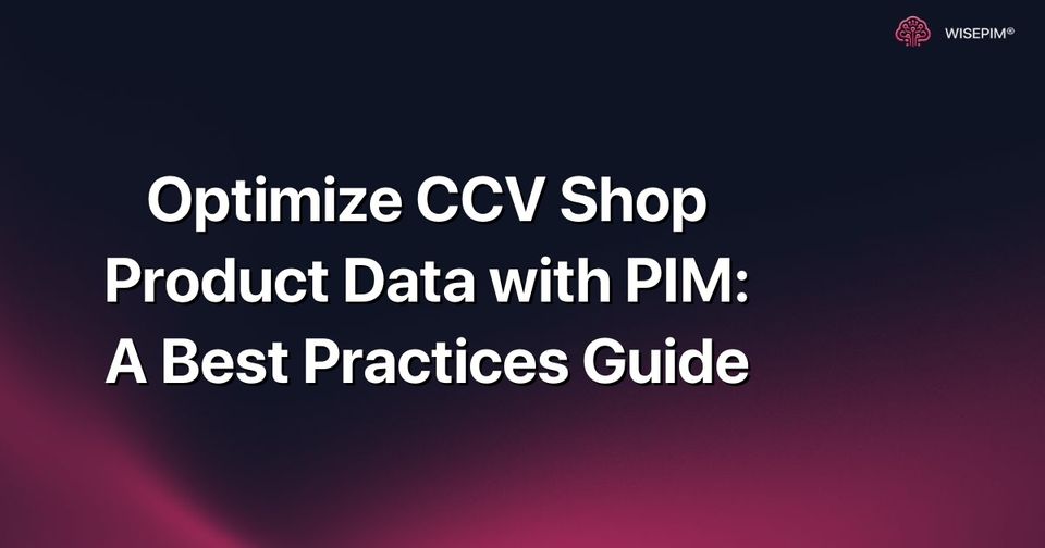 How to Optimize CCV Shop Product Data Using PIM Best Practices