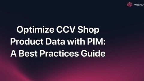 How to Optimize CCV Shop Product Data Using PIM Best Practices