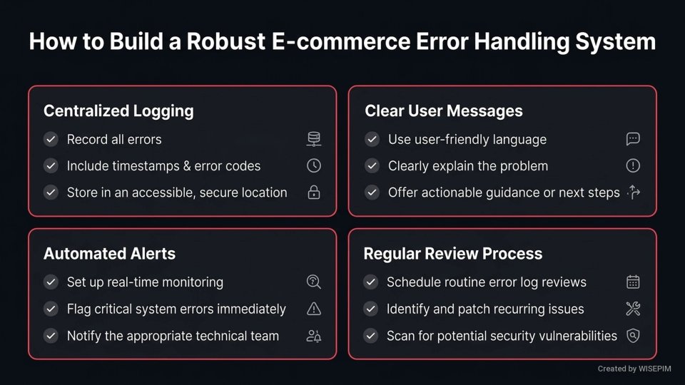 Error handling infographic