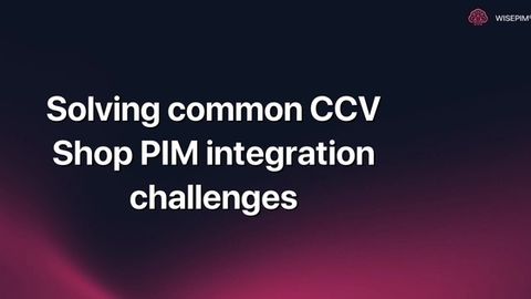 How to Overcome Common CCV Shop PIM Integration Challenges
