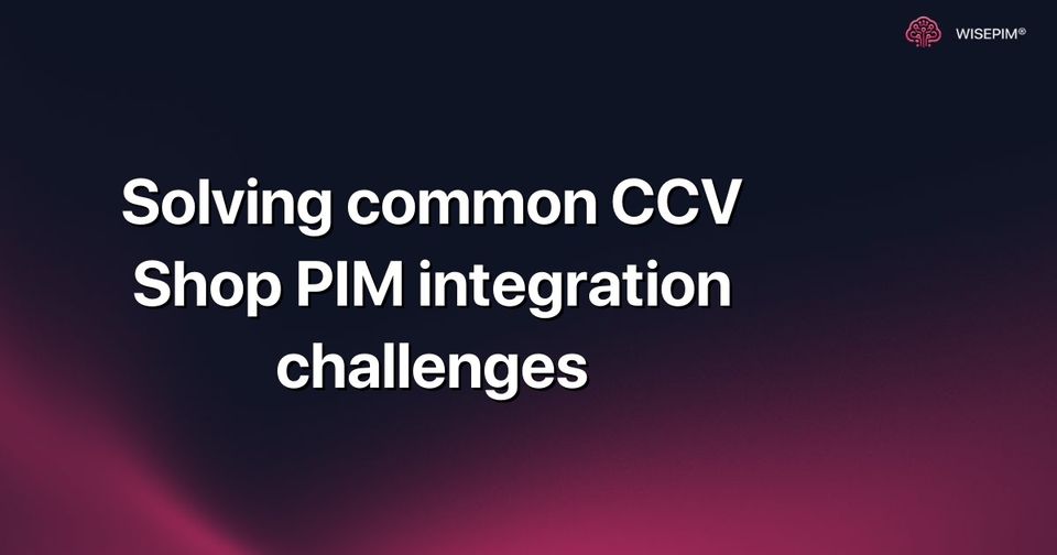 How to Overcome Common CCV Shop PIM Integration Challenges