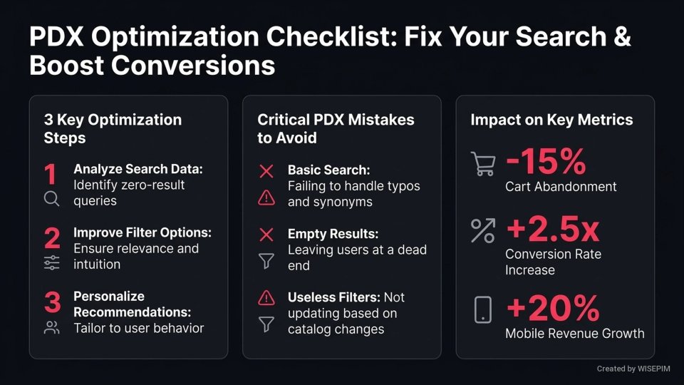 Product Discovery Experience (PDX) infographic