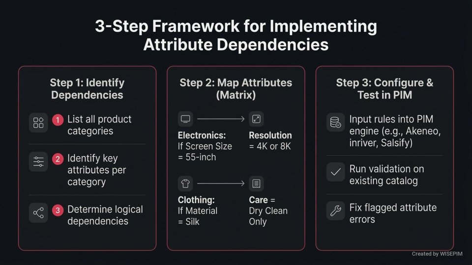 Attribute Dependency Management infographic