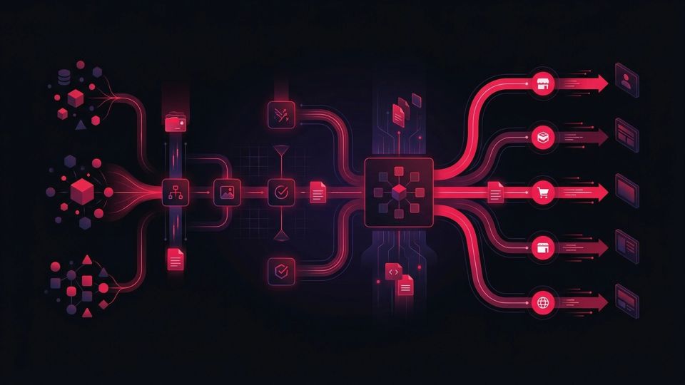 Hero image for Product Content Supply Chain — concept illustration for e-commerce glossary