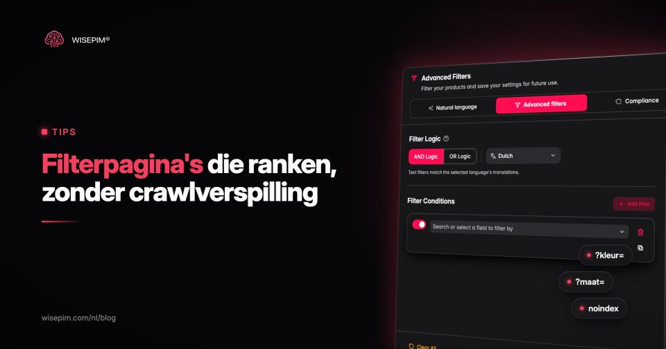Faceted navigation en SEO: welke filterpagina's indexeer je?