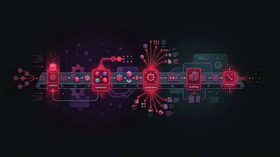 Hero image for Product data lifecycle automation — concept illustration for e-commerce glossary