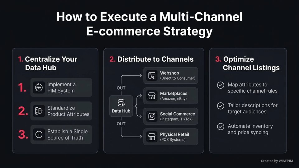 Multi-channel Strategy infographic