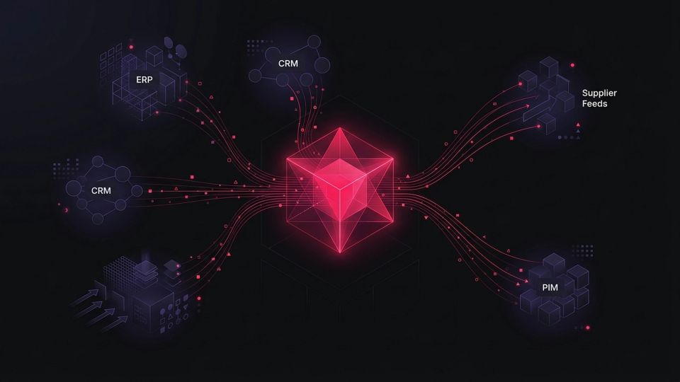 Hero image for Product Data Federation — concept illustration for e-commerce glossary