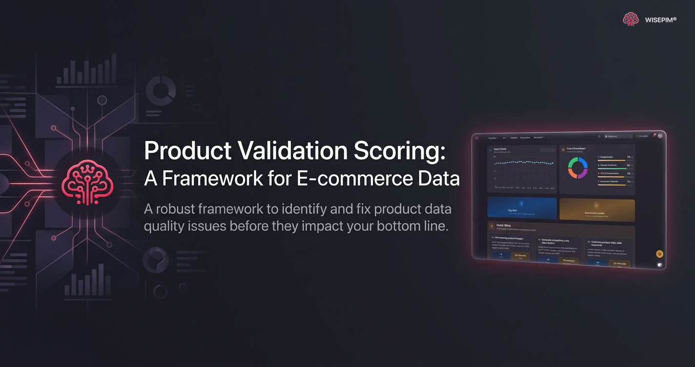 Product Validation Scoring: A Framework for E-commerce Data