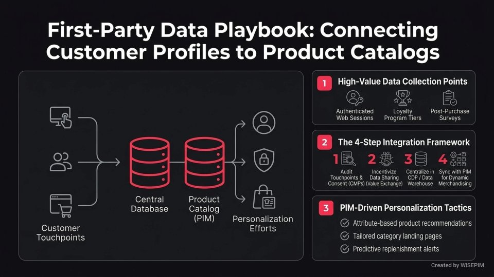 First-Party Data Strategy infographic
